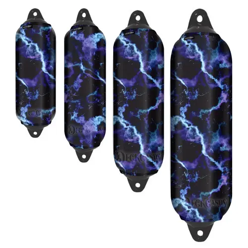 Lightning Crackle Boat Fender Cover