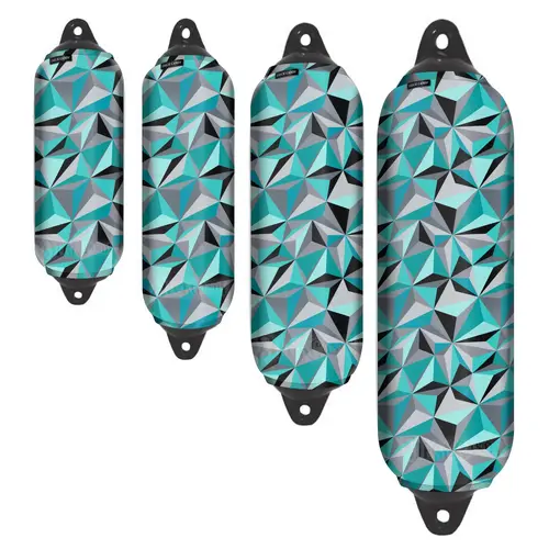 Mint Sparkle Boat Fender Cover