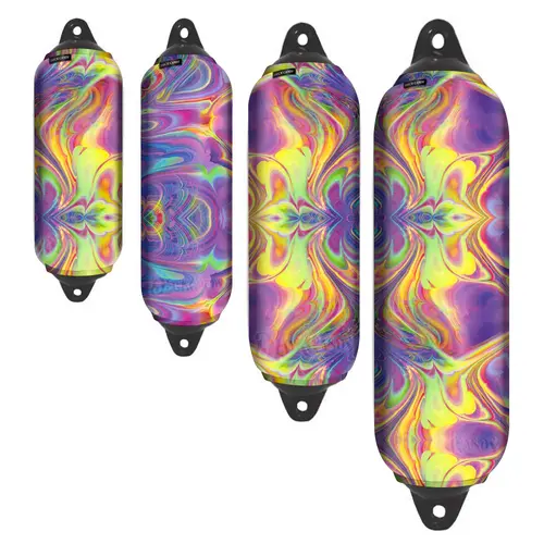 Sunset Swirl Boat Fender Cover