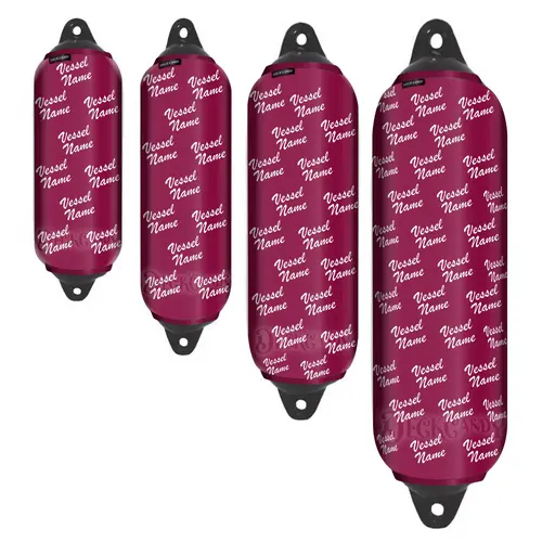 Personalised Name - Multi Pattern -Boat Fender Cover