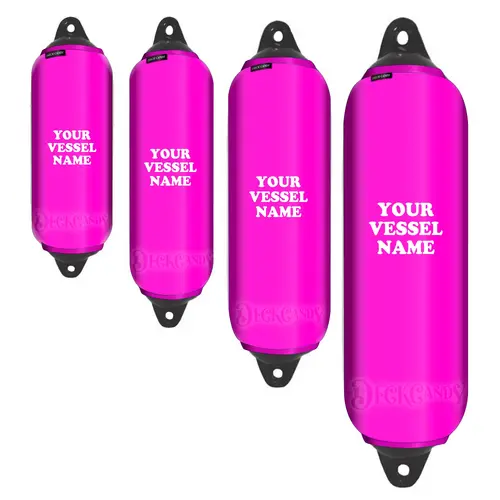 Personalised Name - Single Placement -Boat Fender Cover